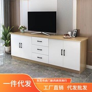 实木电视柜简约组合高柜，客厅欧式小户型卧室主，卧高款地柜