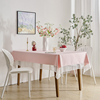 法式ins桌布粉红生日派对台布，防水防油免洗餐桌布，文艺甜品台蕾丝