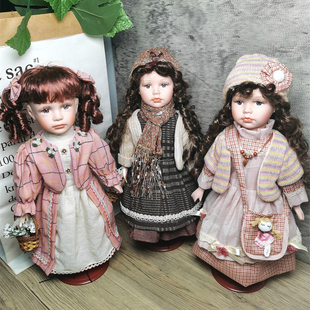 出口欧洲美国陶瓷娃娃创意，家里家居卧室客厅办公室，生日七夕情人节