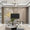 中国风新中式电视背景墙壁纸客厅墙布卧室墙纸木纹立体电视墙壁画