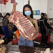 云南大理特产五花腊肉，土猪正宗自然风干咸肉腊肉农家自制非烟熏