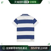 香港直邮emporioarmani阿玛尼男士，polo衫蓝白条纹(白条纹)简约短袖休闲