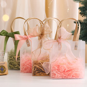 袋伴手礼手提袋子透明生日，儿童母亲节小礼物包装高级感空盒