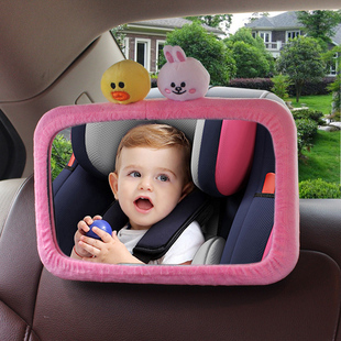 车载儿童安全座椅专用反向婴儿反光镜提篮后视镜，车内宝宝观察镜子