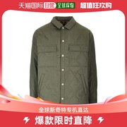 香港直邮潮奢taion男士军装，风绿色绗缝衬衫式衬衫