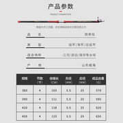 厂锚鱼竿4.5米专业可视锚杆，轻硬碳素巨物远投抛竿海竿套装挂