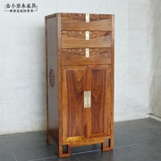 禅意新中式红木边柜角柜cb586-2红木花梨木，刺猬紫檀木鞋柜斗柜