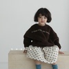 韩国南大门进口童装，19冬男女童宝宝可爱字母毛茸茸卫衣绒衫上衣