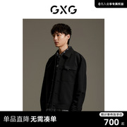 gxg男装商场同款黑色，休闲夹克外套2023年秋季gex12112513