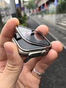 金属边框钢化膜适用苹果手表iwatch ultra玻璃膜49保护膜手表膜2