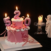 情人节蛋糕装饰插件520生日数字蜡烛情侣女神节日派对甜品台摆件