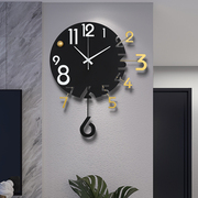 家用挂钟客厅大气挂墙装饰时钟个性创意时尚静音现代简约网红钟表