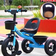 儿童推车三轮车脚踏车童车宝宝手推车带自行车1-3-6岁单车玩具车