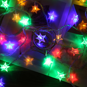 LED星星电池灯彩灯闪灯串灯网红USB小夜灯圣诞节少女心房间装饰灯
