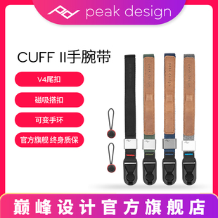 巅峰设计peakdesign cuff微单反相机快拆手腕带 PD防滑失手绳适用佳能R62 R8富士XS20 X100vi索尼A7M4尼康Z30