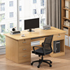 电脑桌台式家用书桌现代简约带抽屉办公桌椅，组合卧室学习写字桌子