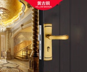 普鑫五金门锁欧式门锁室内房，门锁卧室木门锁把手锁具gh24-9243