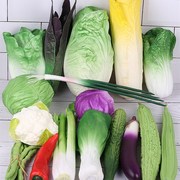 仿真生菜叶模型假菜叶食品食物模型果蔬蔬菜道具拍摄橱窗菜品摆件