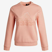adidas阿迪达斯卫衣，女子樱花粉上衣运动套头衫gp0703