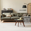 百伦沙现代轻奢科技布沙发客厅四人位直排沙发意式羽绒布艺沙发