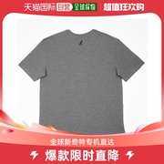 韩国直邮Kangol T恤 KANGOL 男款 短袖 长款 宽松款 T恤 浅灰色