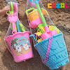 大号儿童沙滩车玩具套装沙漏宝宝，挖沙铲子和小桶，玩沙子决明子工具