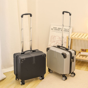 行李箱男女学生迷你小型18寸旅行登机皮箱，日系复古轻便密码拉杆箱