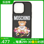 moschino女士适用于iphone14和14pro泰迪熊，手机壳手机套
