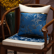 新中式椅垫古典实木红木家具圈椅太师椅餐桌茶椅木凳防滑坐垫定制