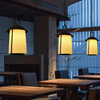日式饭店吊灯带射灯中式复古禅意茶室餐厅火锅店餐桌吧台餐饮灯具