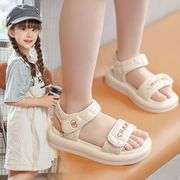女童凉鞋2024夏季韩版儿童学生中大童宝宝鞋子软底女孩沙滩鞋