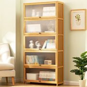书架置物架落地书柜子家用客厅儿童靠墙多层简易卧室收纳柜储物柜