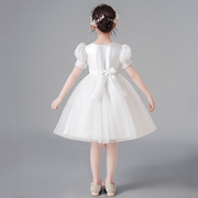 童装女童公主裙夏装，儿童连衣裙子白色礼服2023女孩，洋气纱裙夏