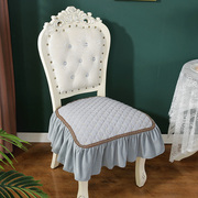 餐椅垫坐垫欧式皮椅子垫子薄款座垫套装餐桌凳子垫家用防滑防猫抓