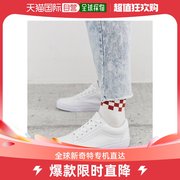 香港直邮潮奢 Vans 女士Vans Old Skool 经典款三条带白色训练鞋