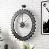 定制齿轮钟表创意机械挂钟客厅卧室欧式简约风装饰挂表时钟挂墙静
