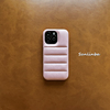 粉色羽绒服面包服充棉皮革适用苹果iphone14promax手机壳131211