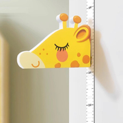 儿童量身高墙贴3d立体家用神器贴纸宝宝，可移除可记录卡通测量仪尺