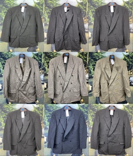 vintage古着意大利产英伦，修身款商务绅士西服，男式西装外套b811