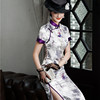 老上海改良旗袍新中式高级感醋酸缎中国风透气复古优雅日常连衣裙