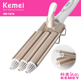 KEMEI科美KM-1010卷发器蛋糕卷三棒蛋卷头卷发器蛋卷棒学生家用