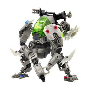 RIHIO无限深远 拼装机甲MM005虫豸切割机2号机 组合模型玩具 
