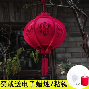 新年福字灯笼  2019过年春节装饰宫灯创意商场室内布置红灯笼挂饰
