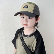 宝宝防晒帽子夏季薄款韩版时尚儿童速干棒球帽亲子男童鸭舌遮阳帽