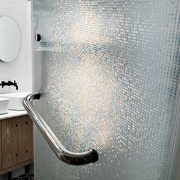 厕所淋浴房玻璃贴膜浴室卫生间防窥膜玻璃贴纸外面看不见里面隔热