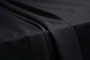 意产薄款蓝黑色纯色丝光细腻斜纹精纺天丝羊毛面料西装套装布料
