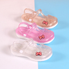 女童洞洞鞋夏季包头凉鞋水晶果冻鞋外穿母女儿童亲子塑料沙滩公主