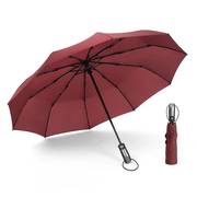 新品全自动雨伞折叠防风，开收超大号加固双人，学生三折男女商务晴