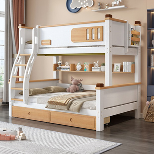实木儿童上下床双层床高低床两层子母床上下铺儿童床经济型母子床