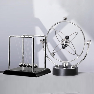 牛顿摆球永动机仪磁悬浮小摆件办公桌创意家居，装饰品现代简约桌面